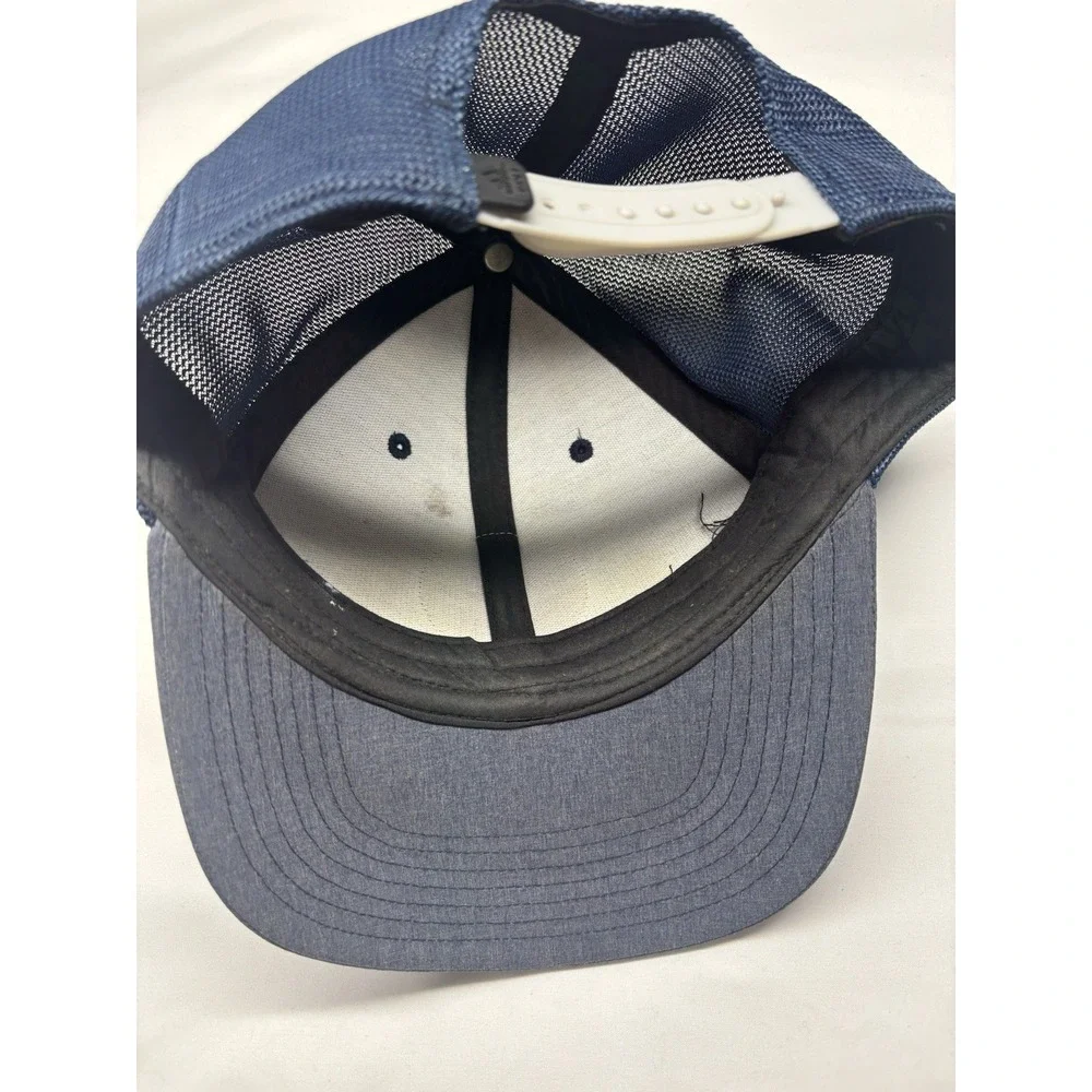 Adidas Golf Logo Blue Snapback Mesh Back Trucker‎ Hat / Cap